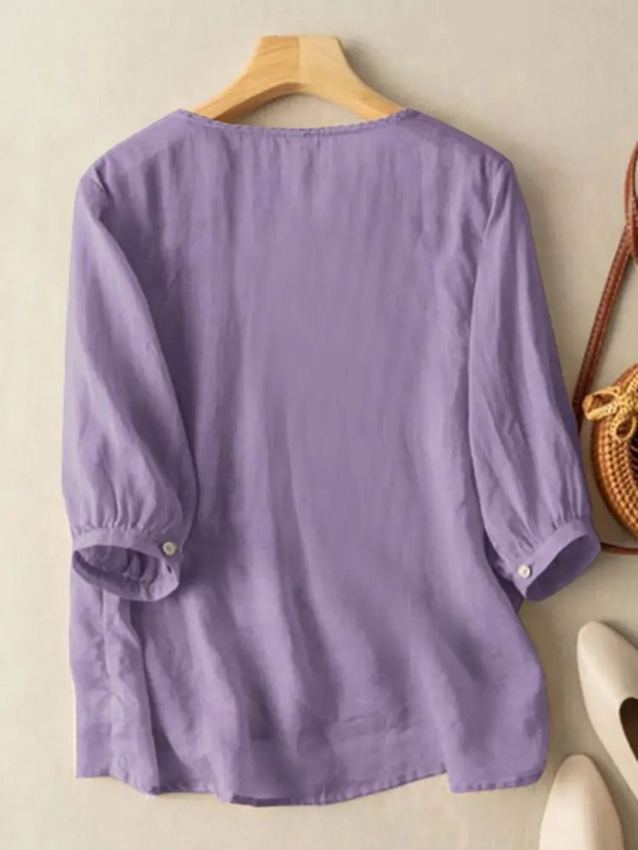 Viviana™ | Blusa Boho Ricamata in Cotone (Vestibilità Piccola)