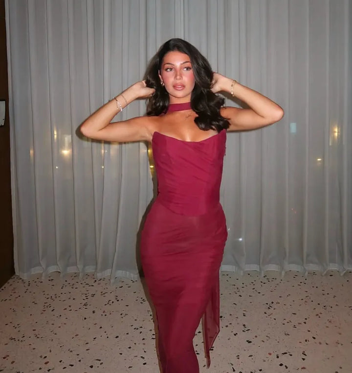 Viviana™ | Abito Maxi Bodycon Senza Spalline