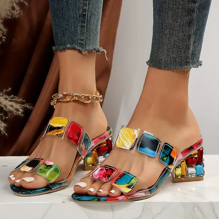 Viviana™ | Sandali Colorati con Doppia Cinghia