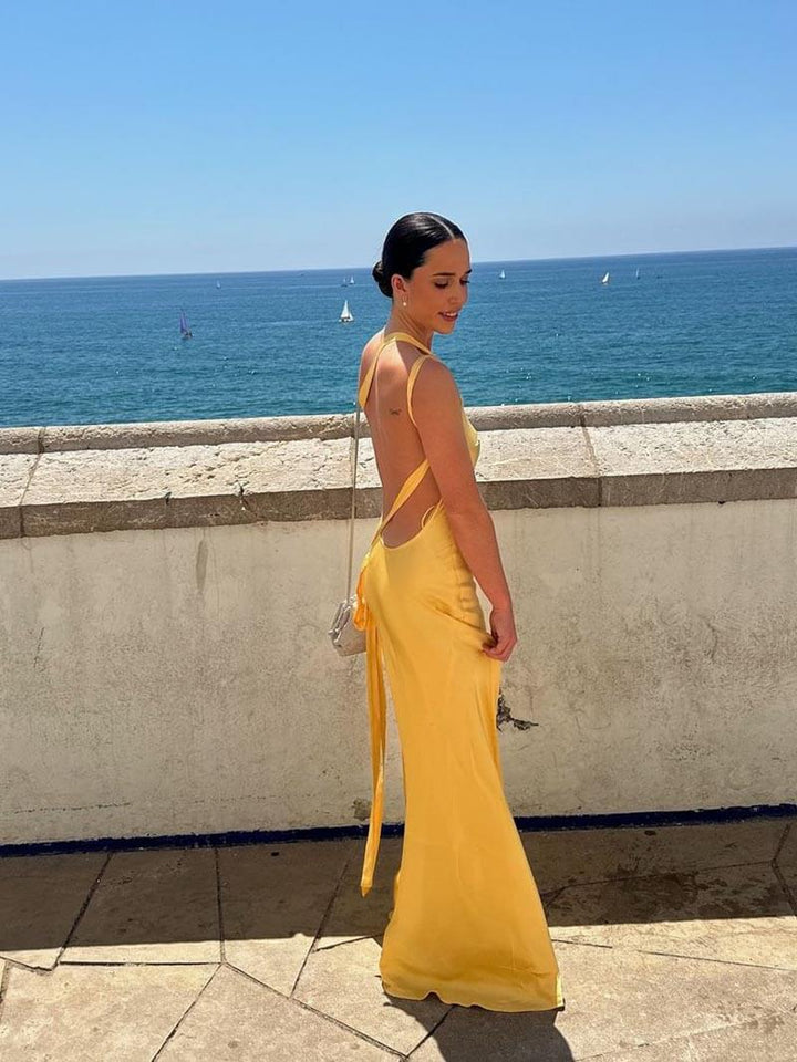 Viviana™ | Abito Maxi Senza Schiena