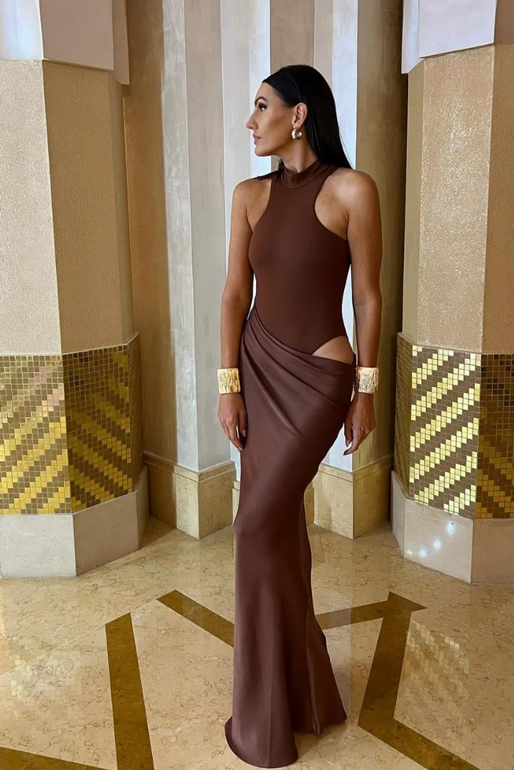 Viviana™ | Abito Maxi Asimmetrico