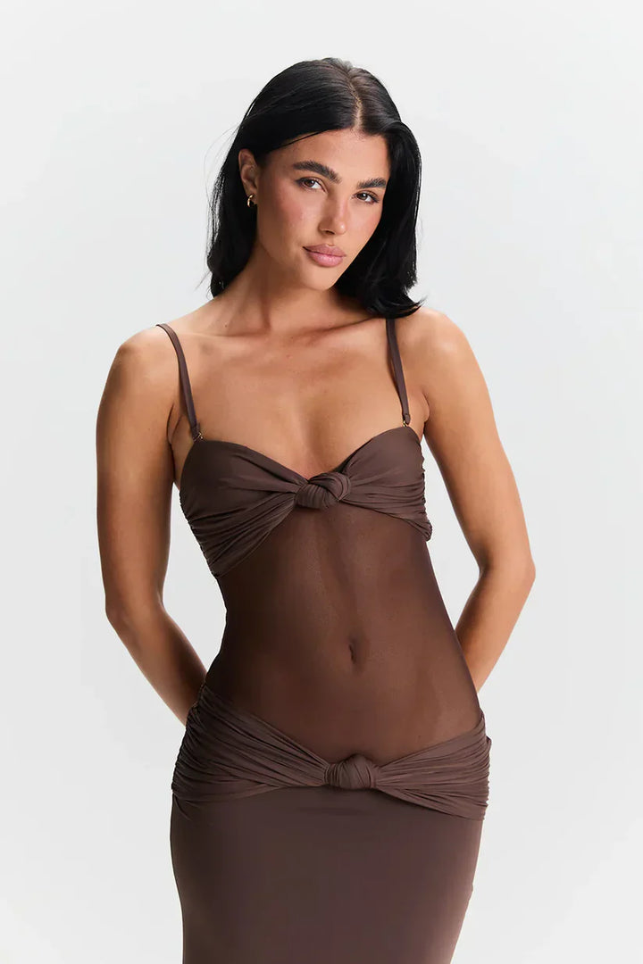 Viviana™ | Abito Maxi con Spalline Rimovibili