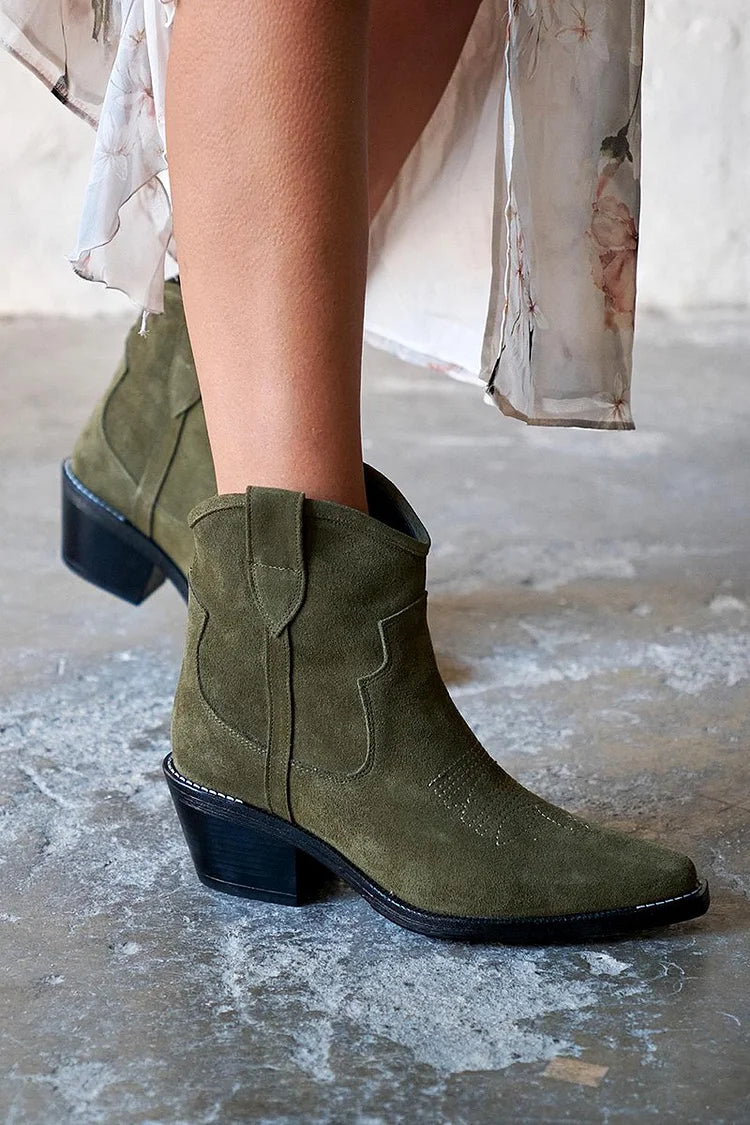 Sofia™ | Stivaletti Eleganti Donna Corti in Suede