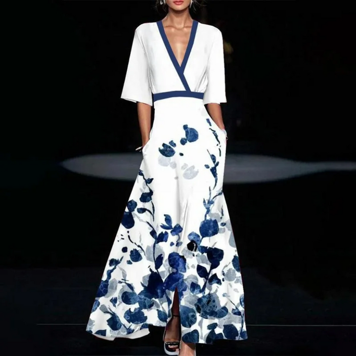 Viviana™ | Abito Lungo Elegante Azzurro