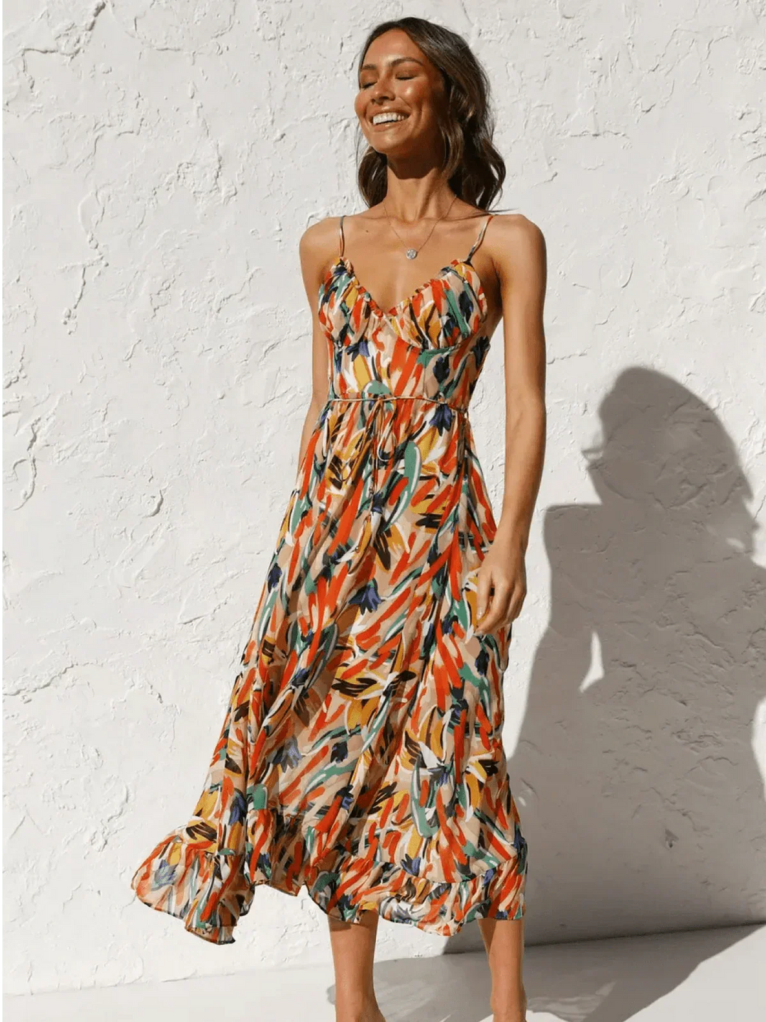 Viviana™ | Abito Midi Estivo Multicolore