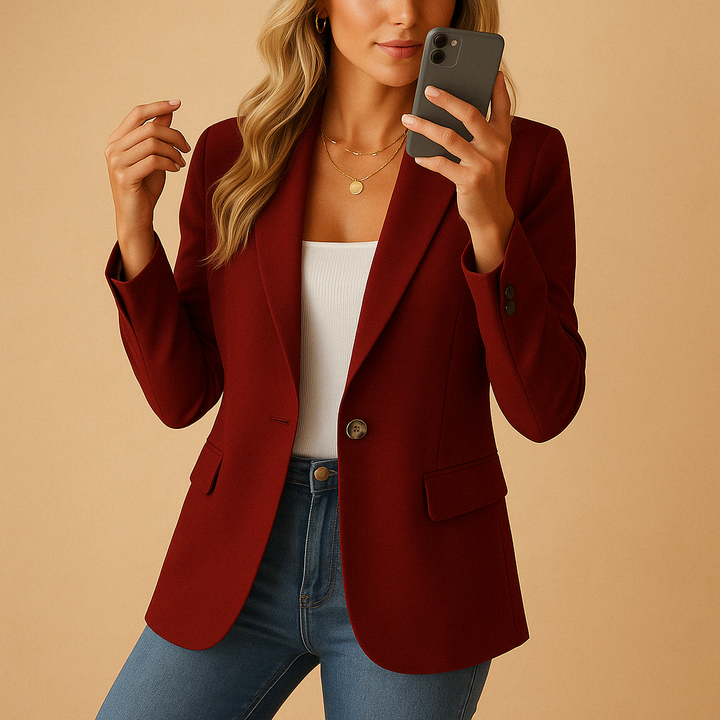 Viviana™ | Blazer aderente con vestibilità comoda per donne