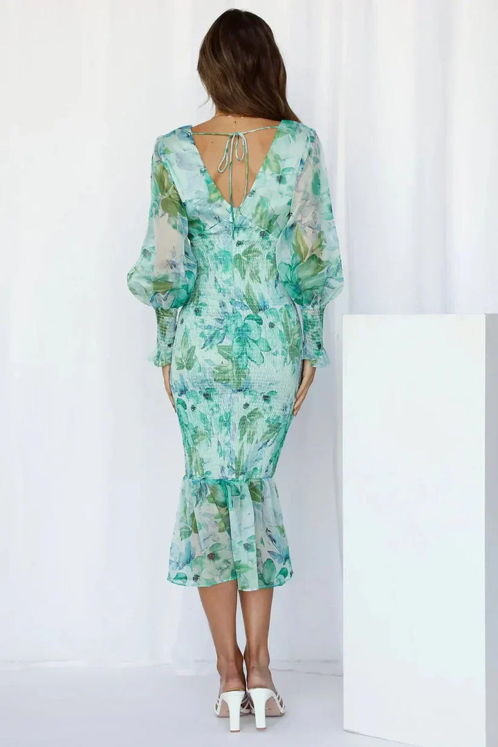 Viviana™ | Abito con Fiori Stupendo