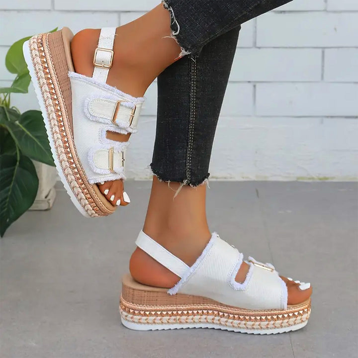 Viviana™ | Wedges in Denim Casual