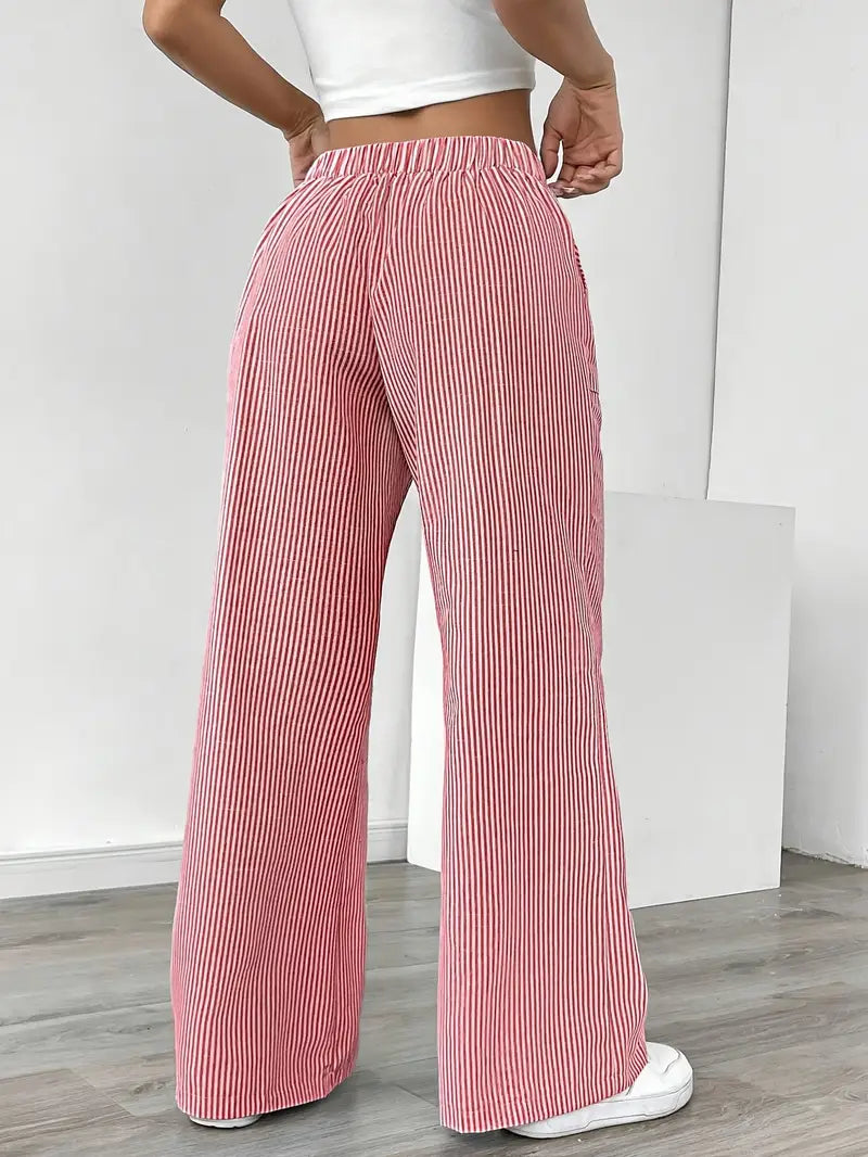 Viviana™ | Eleganti Pantaloni a Righe con Tasche