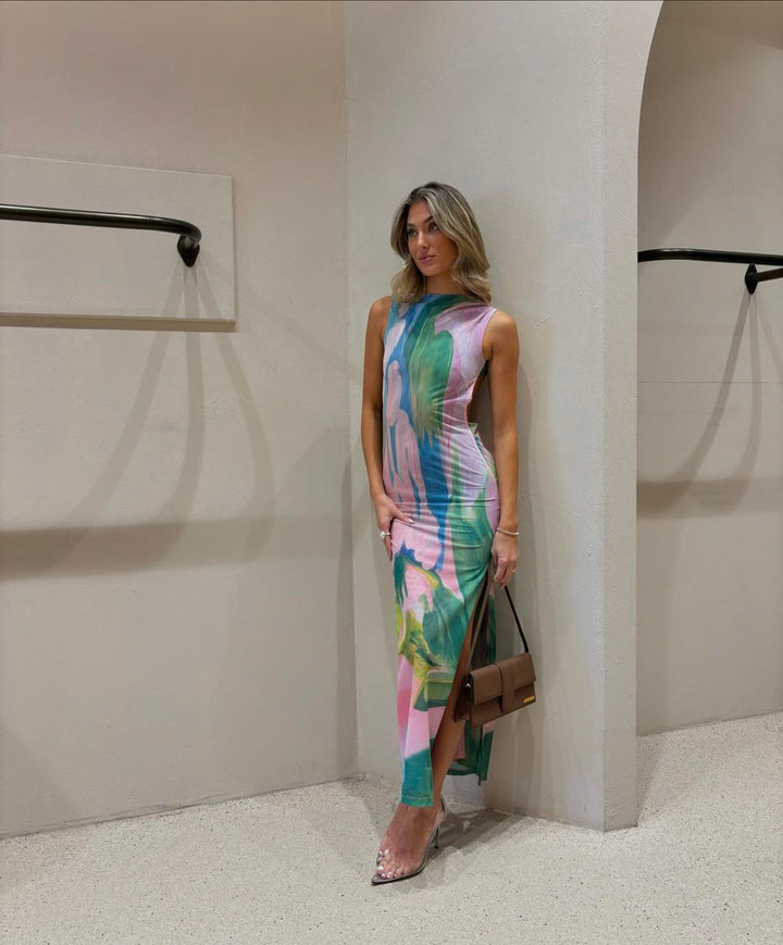 Viviana™ | Vestito Maxi Pastello