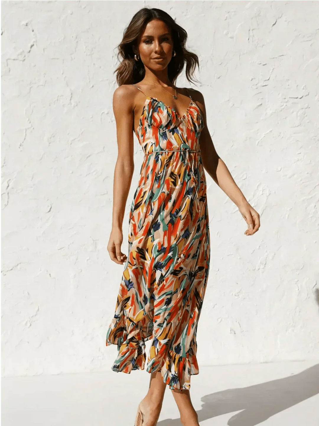 Viviana™ | Abito Midi Estivo Multicolore