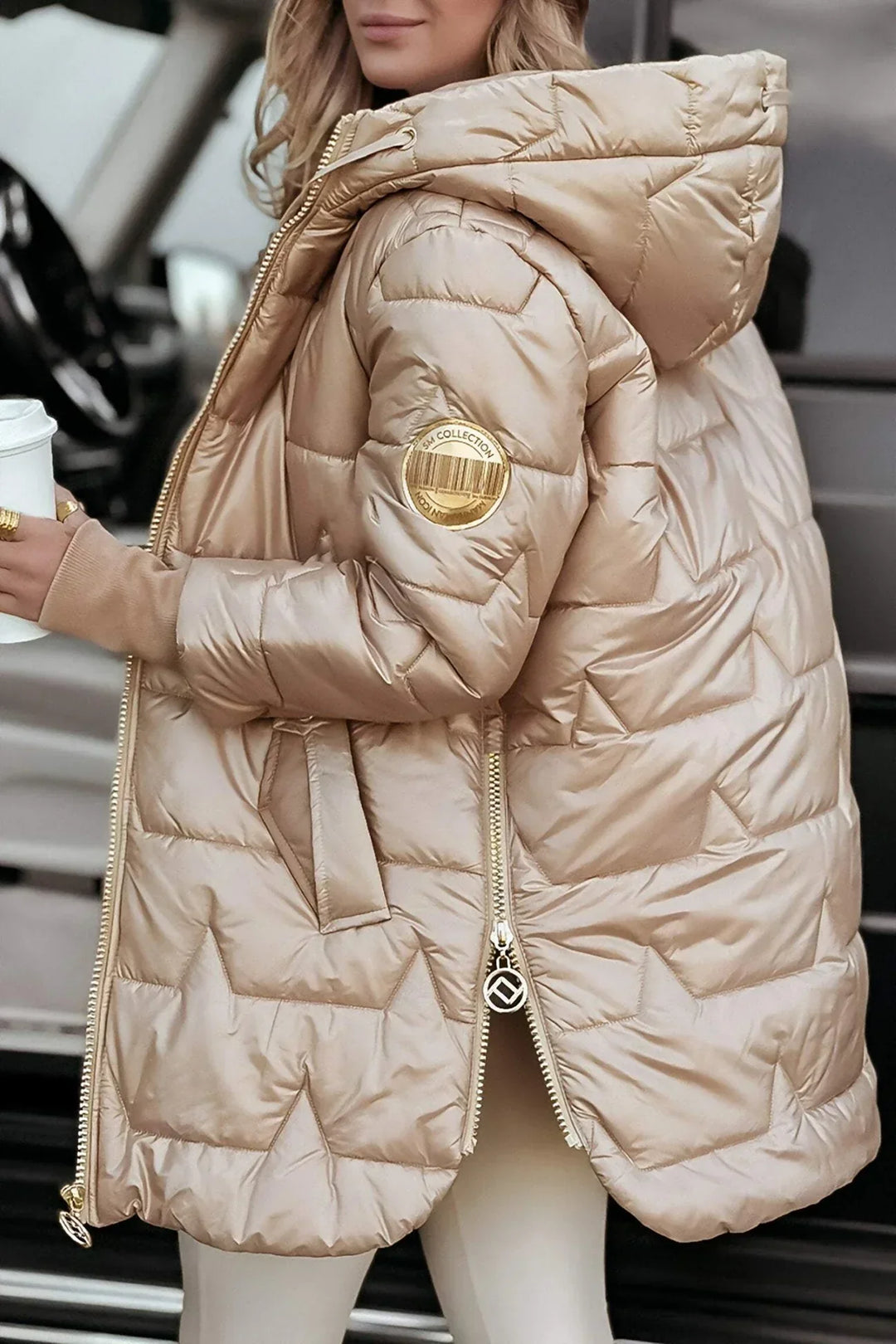 Viviana™ | Cappotto Invernale Elegante con Cappuccio e Imbottitura